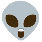 faccina stupita + alieno