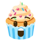 faccina stupita + cupcake