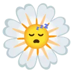 sleeping face + blossom