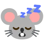 sleeping face + mouse face