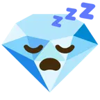 sleeping face + gem stone