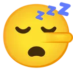 sleeping face + lying face