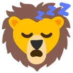 sleeping face + lion