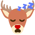 sleeping face + deer