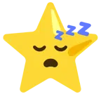 sleeping face + star