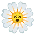 faccina frastornata + fiore