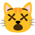 faccina frastornata + muso di gatto