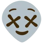 faccina frastornata + alieno