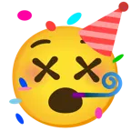 faccina frastornata + faccina che festeggia