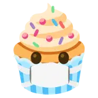 faccina con mascherina + cupcake