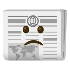 faccina leggermente imbronciata + quotidiano