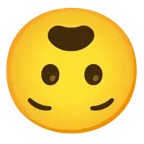 upside-down face + anguished face