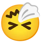upside-down face + sneezing face