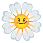 faccina con termometro + fiore