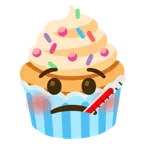 faccina con termometro + cupcake