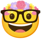 faccina nerd + tulipano