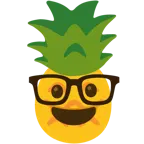 faccina nerd + ananas