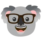 faccina nerd + koala