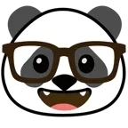faccina nerd + panda