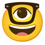 faccina nerd + occhio