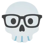 faccina nerd + teschio