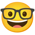 faccina nerd + cuore nero