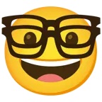 nerd face + nerd face
