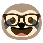 faccina nerd + bradipo