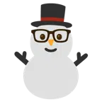 faccina nerd + pupazzo di neve senza neve