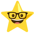 faccina nerd + stella