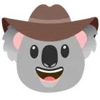 faccina con cappello da cowboy + koala