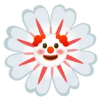 faccina pagliaccio + fiore