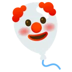 faccina pagliaccio + palloncino