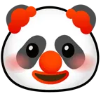 faccina pagliaccio + panda