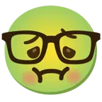 faccina nauseata + faccina nerd