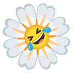 rolling on the floor laughing + blossom