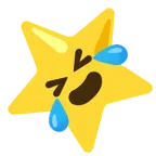 rolling on the floor laughing + star