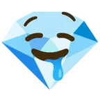 drooling face + gem stone