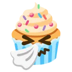 faccina che starnutisce + cupcake