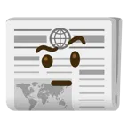 faccina con sopracciglia alzate + quotidiano