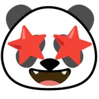 star-struck + panda