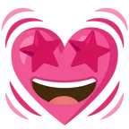 star-struck + beating heart