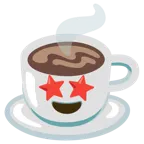 star-struck + hot beverage