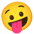 faccina impazzita + faccina angosciata