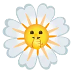 faccina che zittisce + fiore