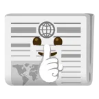 faccina che zittisce + quotidiano