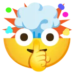 faccina che zittisce + testa che esplode