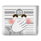 faccina con mano sulla bocca + quotidiano