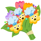 testa che esplode + mazzo di fiori