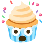 testa che esplode + cupcake